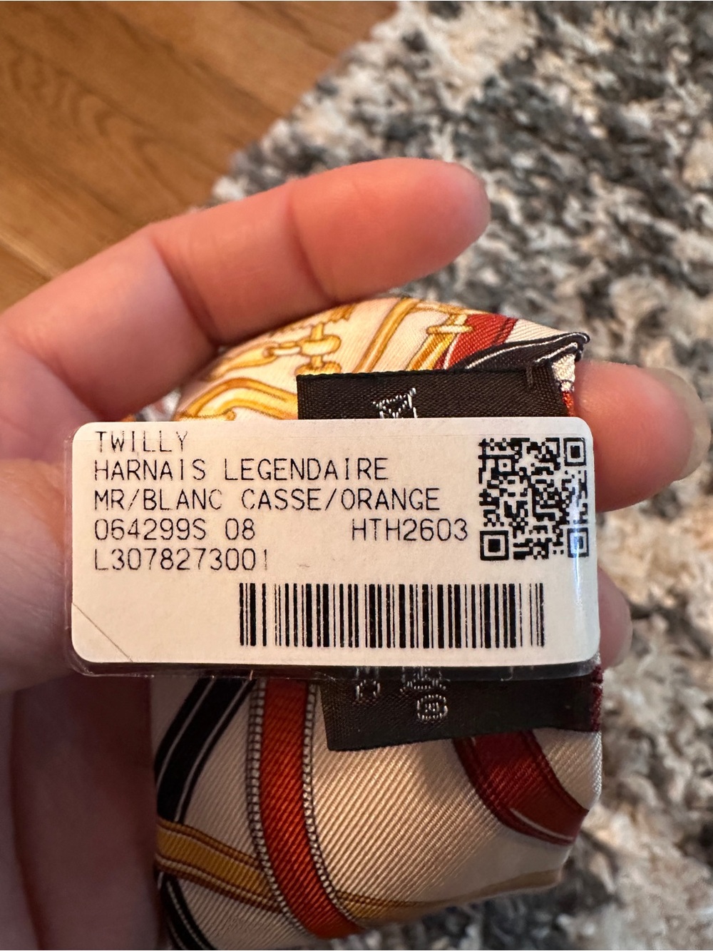 BNWT Harnais Legendaire Twilly Silk - Picture 12 of 15